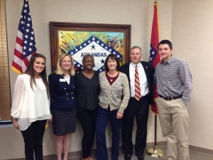 Congressman Tim Griffin Meeting with T1D Advocates During the JDRF Promise to Remember Me Campaign